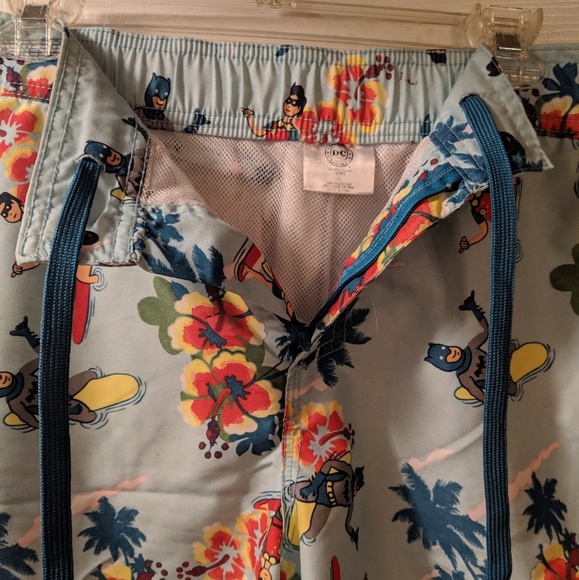 Batman & Robin Swim Trunks - Picture 3 of 4